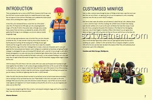 Sách hướng dẫn lắp ráp LEGO® ISBN9781845339753 giới thiệu về minifigures tùy chỉnh, đồ chơi mô hình cảnh phim LEGO® cho người yêu điện ảnh, chất lượng cao.