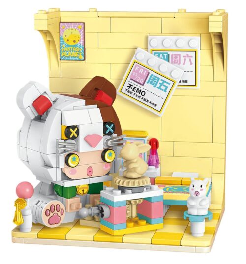 Bộ lắp ghép Mèo Lucky Cat 802010, Mèo may mắn, Mèo dễ thương, Mèo hoạt hình, Mèo 3D, Mèo 3D Lucky Cat, Mèo 3D 巧手福喵, Mèo 3D 巧手福喵 Lucky Cat, 6 tuổi, Con gái, giá tốt