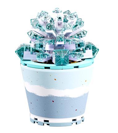 Bộ lắp ghép Mô Hình Cây Mọng Nước Ngọc Lộ Moonlight Studio 804209 với 235 mảnh ghép trong suốt, mang vẻ đẹp tinh khiết, phù hợp cho bé trai và bé gái 12 tuổi trở lên, giá tốt.