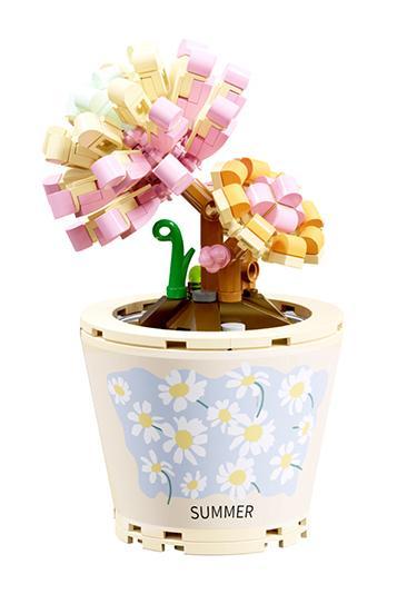 bộ lắp ghép Cây Mọng Nước Đào Trứng Moonlight Studio 804211, đồ chơi mô hình Cây Đào Trứng cho bé gái 8 tuổi, mô hình thực vật chất lượng cao giá tốt