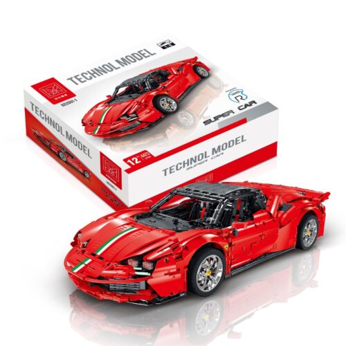Bộ lắp ráp MORKMODEL 022001-1 Ferrari SF90 Stradale, siêu xe 1:8 với 4473 chi tiết, quà tặng giá tốt cho con trai 12 tuổi.