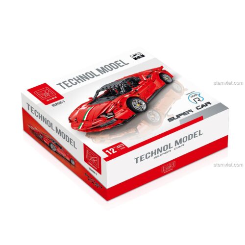 Đồ chơi mô hình MORKMODEL 022001-1 Ferrari SF90 Stradale, bộ lắp ghép siêu xe 1:8 chất lượng cao cho bé trai 12 tuổi.