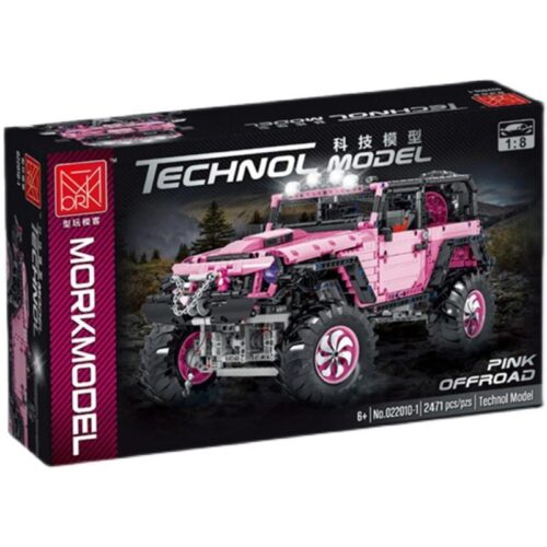 Bộ lắp ráp MORKMODEL 022010-1 Xe Jeep Wrangler Rubicon màu hồng cá tính, đồ chơi mô hình điều khiển từ xa tỉ lệ 1:8 cho bé gái 8 tuổi, giá tốt.