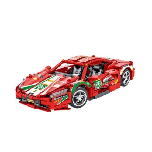 Bộ lắp ráp Mô hình Ferrari 458 MORKMODEL 023002-1 tỉ lệ 1:14 màu đỏ, đồ chơi mô hình siêu xe Ferrari 458 cho bé trai 6 tuổi, giá tốt