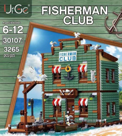MORKMODEL Fisherman Club 30107 bộ lắp ghép Ngôi nhà ven biển cho bé trai 6 tuổi