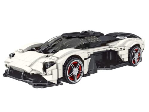 bộ lắp ghép Siêu xe Aston Martin Valkyrie Mould King 10016 màu trắng, đồ chơi mô hình cho con trai 14 tuổi, giá tốt