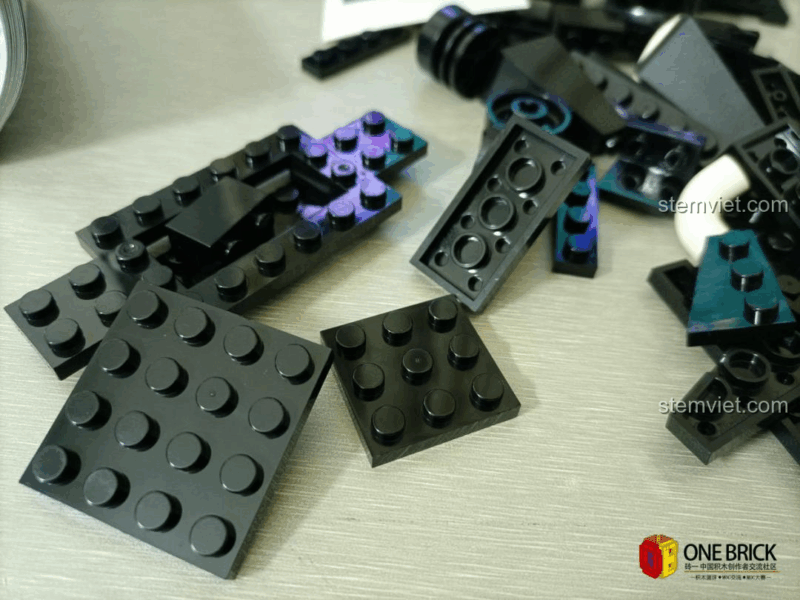 Chất lượng mảnh ghép của bộ lắp ghép Mould King 10020 Xe Batmobile, đồ chơi mô hình Xe Chiến Đấu Batman