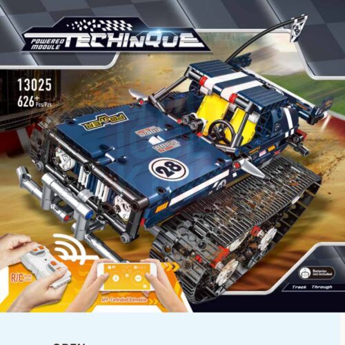Xe Bánh Xích Địa Hình Điều Khiển Từ Xa Technic Transporter Mould King 13025 sách lắp ghép Mould King 13025 Cỗ máy vượt địa hình Transporter