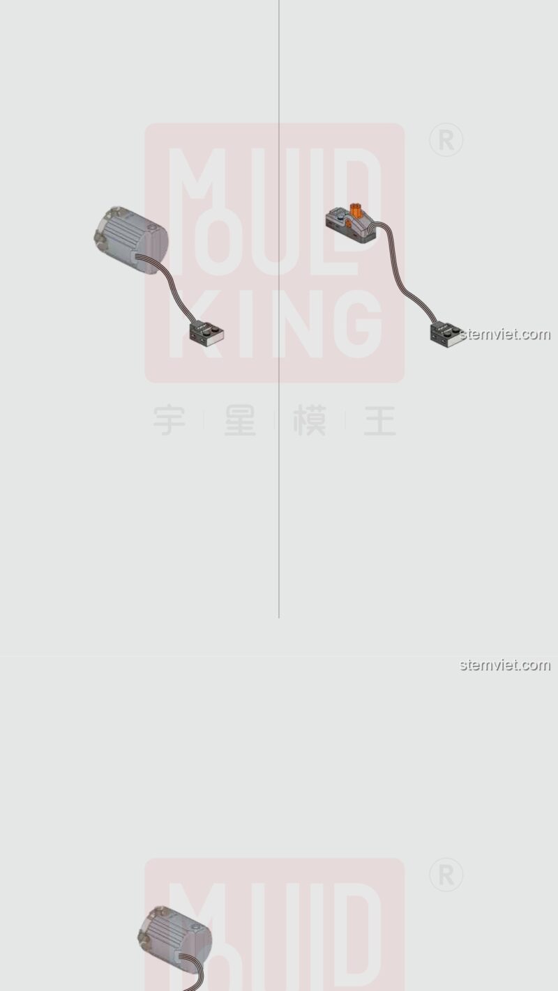 Cầu nâng sửa chữa xe hơi 13053 Mould King hướng dẫn lắp ráp Mould King 13053 Thiết bị nâng xe hai trụ PDF gốc chất lượng cao