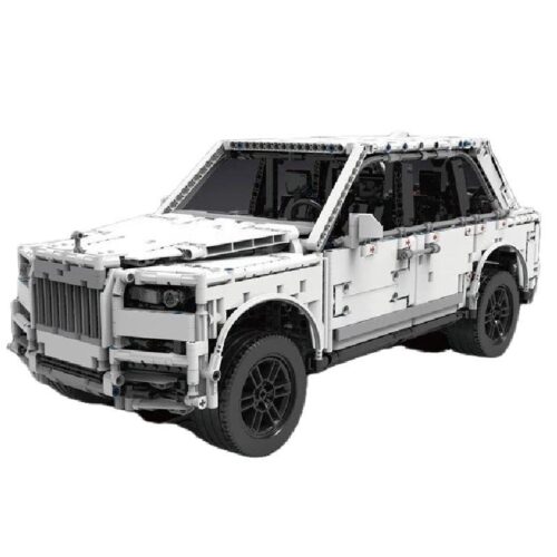 Bộ lắp ráp Rolls-Royce Cullinan Mould King 13062 màu trắng cho bé trai 8 tuổi, mô hình xe SUV hạng sang chi tiết, giá tốt.