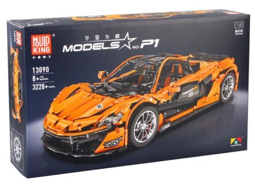 Bộ lắp ráp Siêu xe McLaren P1 Mould King 13090S, mô hình tĩnh tỉ lệ 1:8 màu cam, đồ chơi lắp ráp cho con trai 8 tuổi, giá tốt