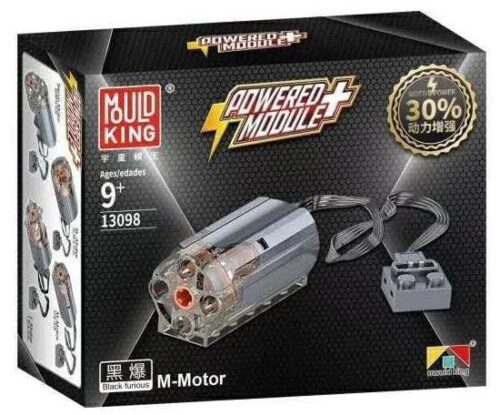 Động cơ M-Motor Mould King 13098-0 Black Furious tăng 30% sức mạnh, phụ kiện đồ chơi lắp ráp tương thích LEGO® Technic cho bé trai 9 tuổi, giá tốt.