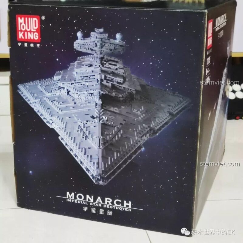 13135 Tàu khu trục Ngôi sao Hoàng gia Monarch, bộ xếp hình chiến hạm không gian, chất liệu nhựa ABS cao cấp