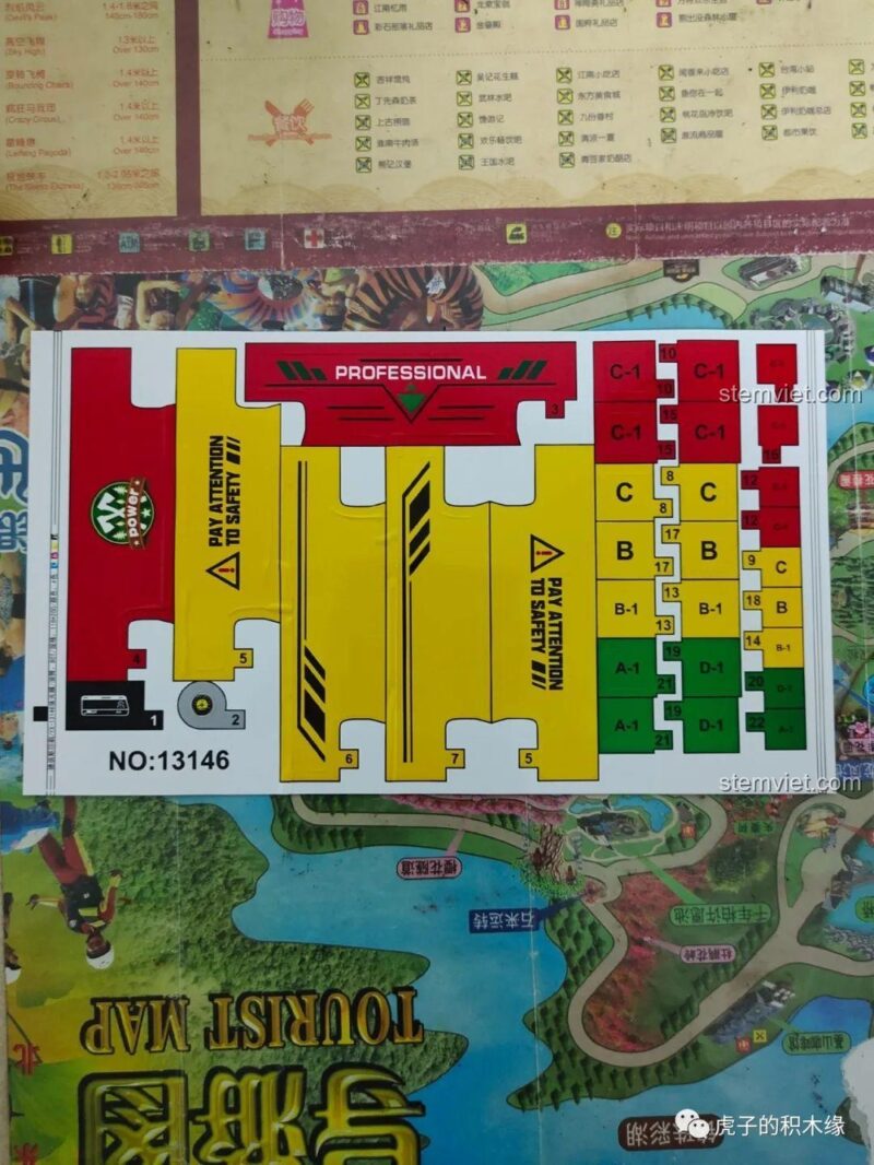 Decal chuyên nghiệp cho Xe Tải Offroad 8x8 13146 Mould King, tăng tính thẩm mỹ và độ chân thực cho mô hình, đồ chơi lắp ghép cao cấp cho bé trai.