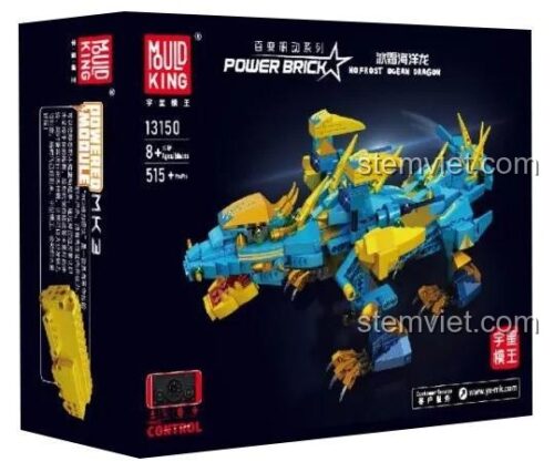 Hộp bộ đồ chơi Mould King 13150 Rồng Băng Giá Đại Dương điều khiển từ xa chất lượng cao
