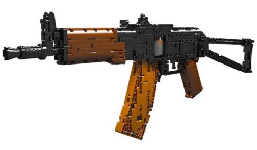 Mould King 14020 AK-47 Assault Rifle - Mô hình súng trường tấn công chi tiết, có động cơ, bắn đạn nhựa, dành cho con trai 14 tuổi
