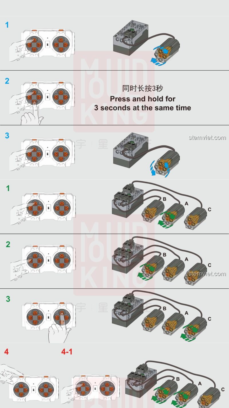 Xe kéo nông nghiệp Mould King 17005 sách Mould King 17005 Xe kéo nông nghiệp