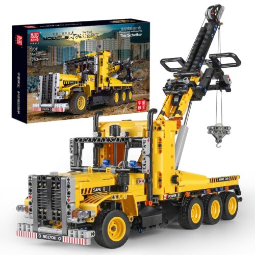 Bộ lắp ráp Xe Cứu Hộ Đường Bộ Mould King 17011 Xe Cứu Hộ Đường Bộ Mỹ với cần cẩu nâng hạ, phù hợp cho con trai 14 tuổi, giá tốt