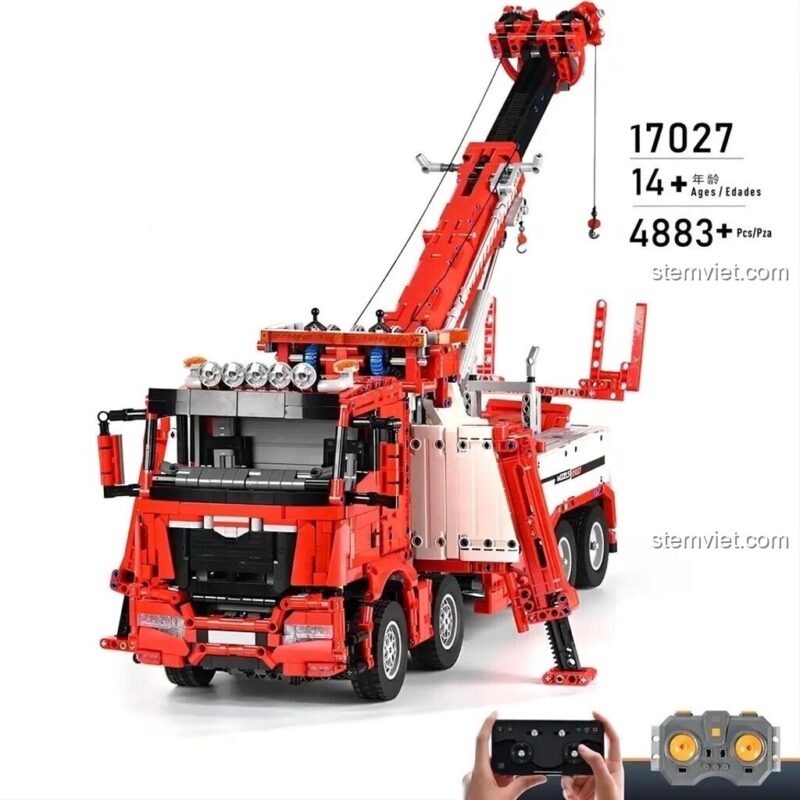 bộ lắp ráp Xe Cứu Hộ Đường Bộ MAN TGS, đồ chơi mô hình Mould King, bộ khối lắp ghép 17027, Xe Cứu Hộ Đường Bộ Mould King, Xe Tải Cứu Hộ 17027, bộ lắp ráp Xe Chuyên Dụng Cứu Hộ, đồ chơi mô hình Xe Cứu Hộ Đa Năng, Mould King 17027 Xe Cứu Hộ Đường Bộ, đồ chơi mô hình 17027, bộ lắp ráp 027, Mould King 17027, Xe Cứu Hộ Đường Bộ MAN TGS 027, Xe Chuyên Dụng Cứu Hộ 17027, bộ khối lắp ghép Xe Tải Cứu Hộ, Mould King Xe Cứu Hộ Đa Năng. Xe cứu hộ Mould King 17027 với 4883 chi tiết, điều khiển từ xa, hiển thị độ tuổi 14+, dành cho bé trai, giá tốt.