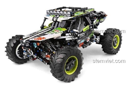 Mô hình đồ chơi lắp ráp Mould King 18002 Xe Buggy 4WD Green Hound Buggy 1890 chi tiết, chất lượng cao, cho bé trai 8+ tuổi