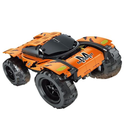 Bộ đồ chơi Xe địa hình điều khiển từ xa Mould King 18025, xe tốc độ cao MK Giant màu cam đen, động cơ mạnh mẽ, điều khiển từ xa, phù hợp con trai 14 tuổi, giá tốt.