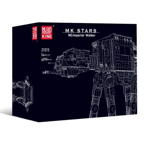 Hộp sản phẩm bộ lắp ráp Mould King 21015 AT-AT Người đi bộ Hoàng gia có nội thất, đồ chơi mô hình cho con trai 14 tuổi, chất lượng cao, giá tốt