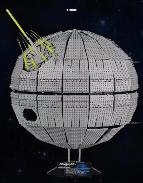 Mô hình Ngôi Sao Chết Mould King 21034 với các chi tiết bên trong, bộ xếp hình Death Star chất lượng cao, đáng tiền.