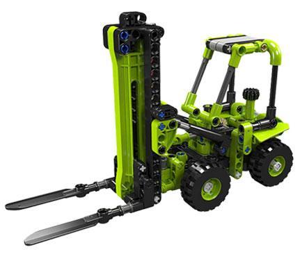 Bộ đồ chơi Xe Nâng Hàng Mould King 24017 màu xanh lá, mô hình cơ khí chính xác, phù hợp bé trai 8 tuổi, giá tốt.