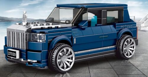 Mould King 27029 Xe SUV RR Cullinan Lắp Ghép Tỉ Lệ 1:18 Màu Xanh - Góc chéo