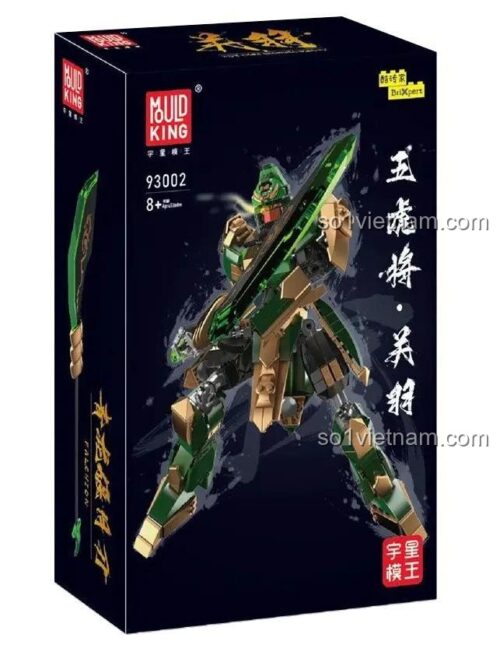 Mould King 93002 bộ lắp ghép Quan Vũ cơ giáp, đồ chơi mô hình Robot Quan Vũ giá tốt cho bé trai 8 tuổi