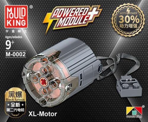 Đồ chơi mô hình Mould King M-0002 Động cơ XL Black Furious, tăng cường 30% động lực, phù hợp bé trai 9 tuổi, giá tốt.