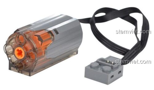 Cận cảnh bộ phận technic Động cơ M-Motor Mould King M0004, tương thích LEGO Technic, chất lượng cao.