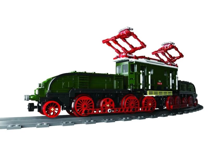 MouldKing 12023 Tàu Điện Lực OBB 1189.08 "Cá Sấu" Mô Hình Tàu Hỏa Điều Khiển Từ Xa