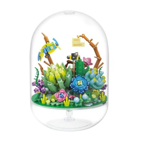 Mô hình chậu cây mọng nước Flower Elf Moyu Block MY87005