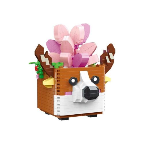 bộ lắp ghép Cây Mọng Nước Đầu Hươu MOYU BLOCK MY97038 608 mảnh ghép, đồ chơi mô hình Cây Mọng Nước cho bé gái 8 tuổi, giá tốt.
