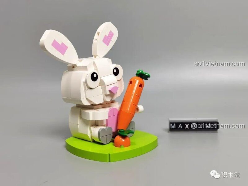 Mô hình Thỏ Ngọc Mr.Kuriosity 881001 hoàn thiện (mặt sau)