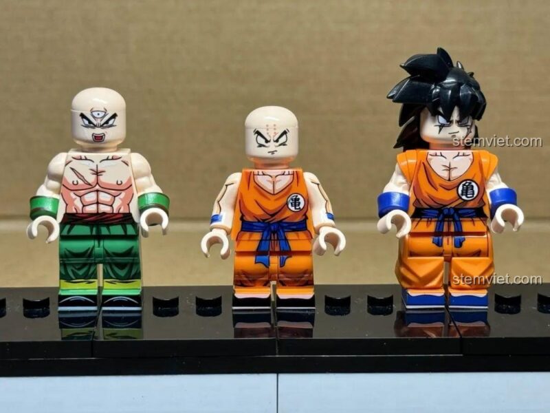 Ảnh chụp thực tế minifigure Thiên Tân Phạn (Tenshinhan) WM2691.