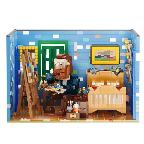 Mô hình Vincent Willem Van Gogh NiceBrick 200616