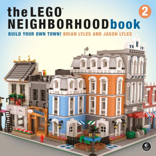 Sách hướng dẫn xây dựng thị trấn LEGO® The LEGO Neighborhood Book 2 của No Starch Press ISBN9781593279301, ý tưởng xây dựng độc đáo cho bé 10 tuổi, giá tốt.