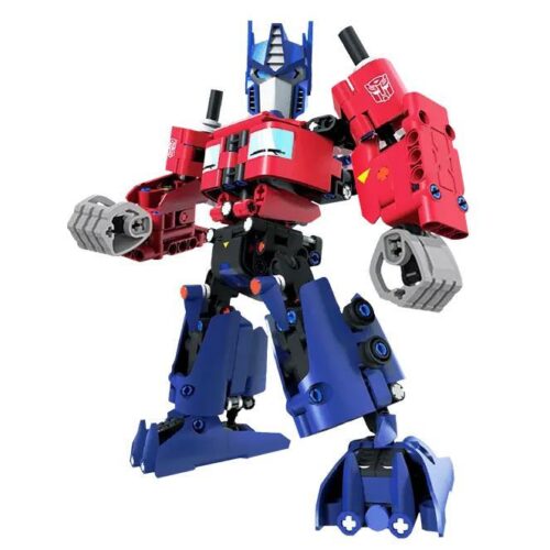 Bộ đồ chơi Mô hình Na Tra và bộ lắp ghép Transformers OBBXJG100AIQI từ ONEBOT, mô hình Optimus Prime màu đỏ xanh, đồ chơi lắp ráp cho bé trai 6 tuổi, giá tốt
