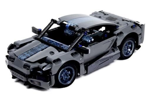 Bộ lắp ráp Siêu xe Truy Phong ONEBOT OBJZF62AIQI màu xám, mô hình siêu xe ONEBOT tỉ lệ 1:16, đồ chơi mô hình cho con trai 14 tuổi, giá tốt