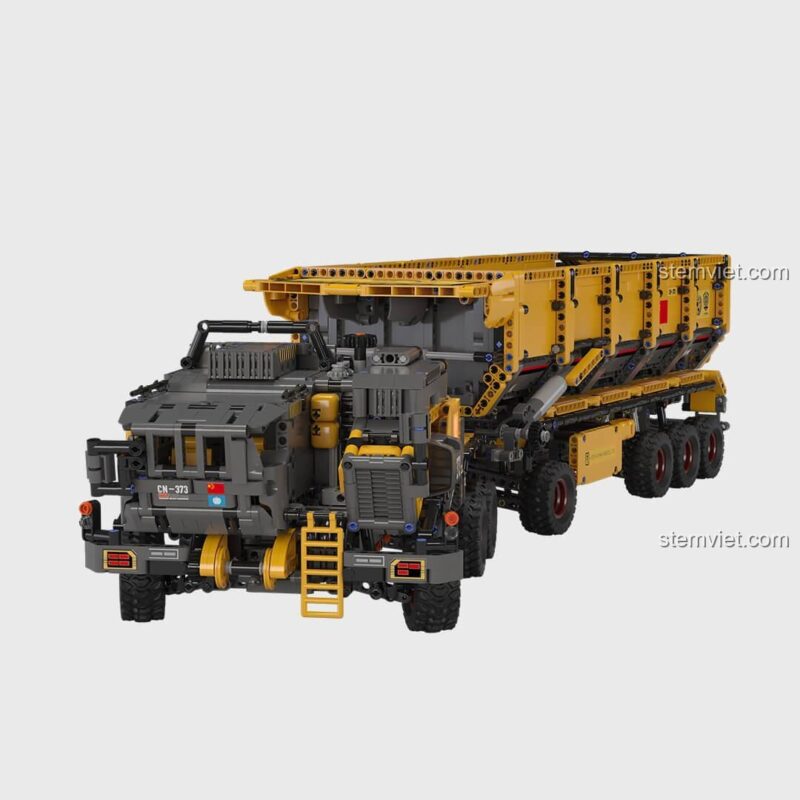 Mô hình đồ chơi lắp ráp Xe Vận Tải Gầu CN373 ONEBOT OBLDQ15AIQI, xe công trình chi tiết cao, dành cho con trai 14 tuổi, giá tiết kiệm.