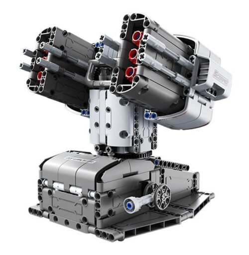 Bộ lắp ráp Tháp Phòng Thủ Bọ Cạp ONEBOT XJXL04IQI với 608 mảnh ghép, đồ chơi công nghệ cao cho bé trai 8 tuổi.
