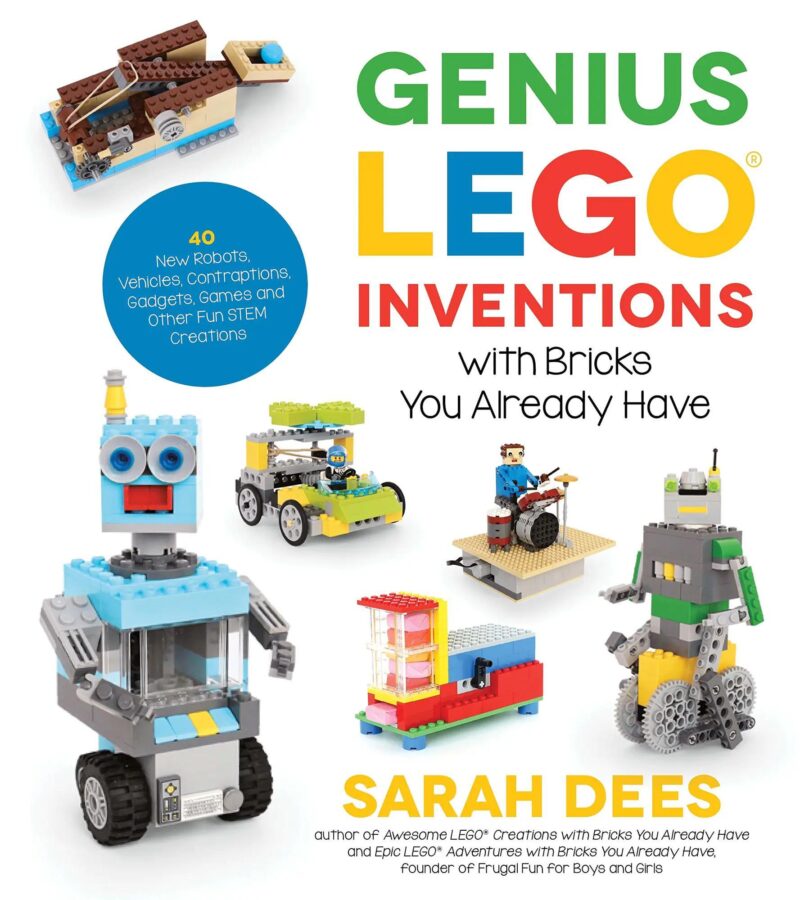 Sách hướng dẫn lắp ráp LEGO® Sáng Tạo Page Street Publishing ISBN9781624146787, 40+ mô hình STEM độc đáo, phát triển trí tuệ cho bé 8 tuổi, giá tốt