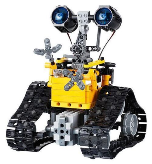 Bộ đồ chơi Robot Wall-E PANGU PG-13011 Robot Lập Trình Điều Khiển Wall-E màu vàng đen, đồ chơi lắp ráp cho bé trai 8 tuổi, giá tốt