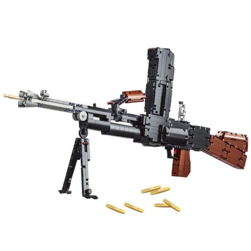 Mô hình hoàn chỉnh bộ lắp ráp súng máy hạng nhẹ Bren MK PANGU PG-15002 với 1785 chi tiết, đồ chơi cho bé trai 8 tuổi.