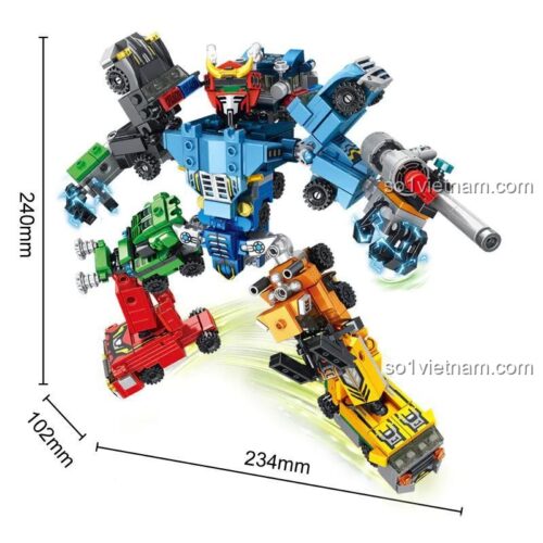 Kích thước mô hình Robot thành phố Panlos 633074
