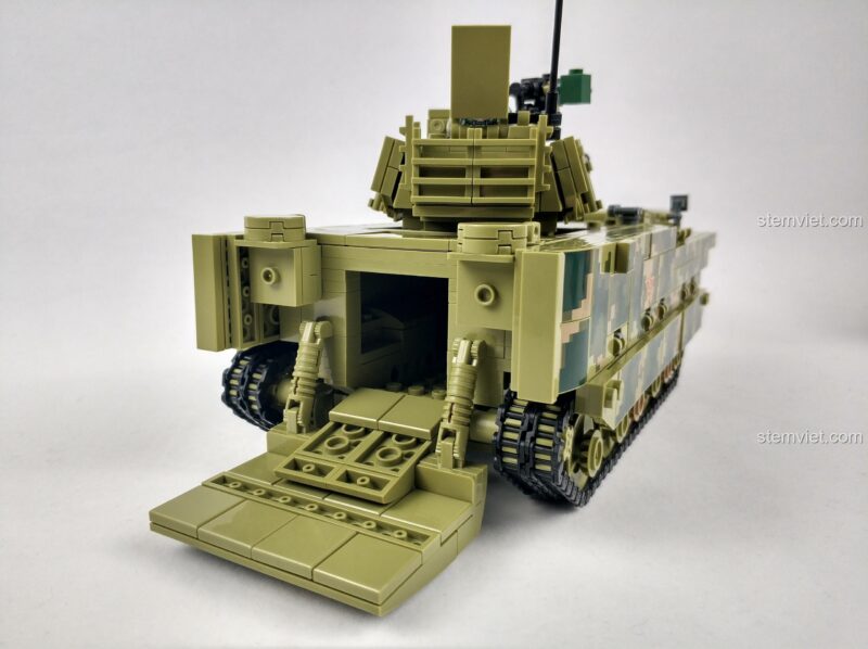 Panlos Brick 632007 ZBD-05式两栖步兵战车 - Mặt sau