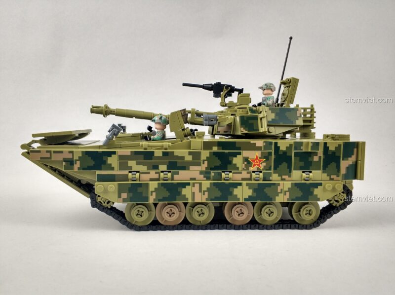 Panlos Brick 632007 ZBD-05式两栖步兵战车 - Góc nghiêng
