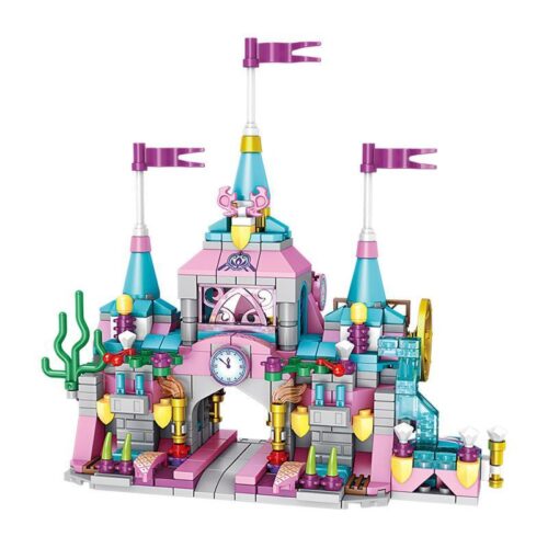 Bộ lắp ghép Panlos Brick 633012 Lâu đài Công chúa Hạnh phúc 12 trong 1 với 566 mảnh ghép, đồ chơi sáng tạo cho bé gái 6 tuổi, giá tốt.